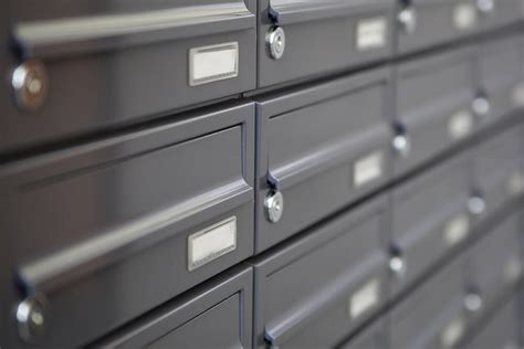 metal box on the outside of a bank uk|Apartment Post Boxes .